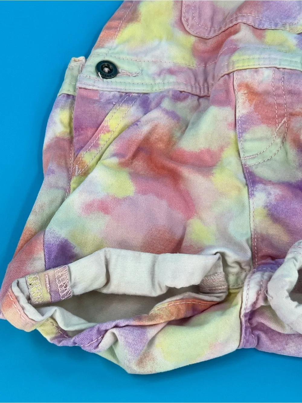 ☀️Levi's Pastel Tie-Dye Overalls - Pink, Purple, Yellow